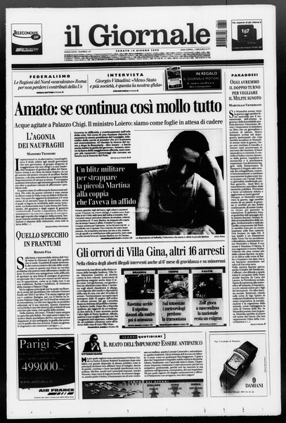 Il giornale : quotidiano del mattino